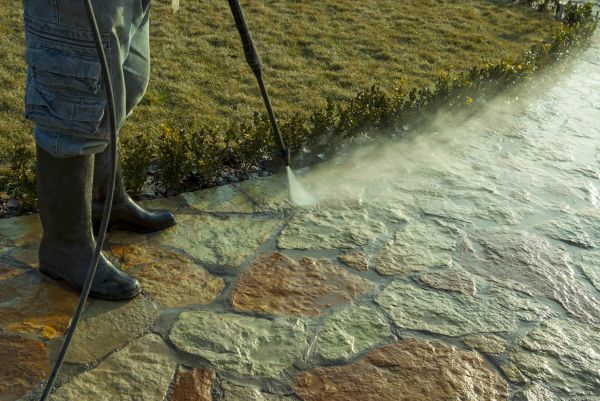 Stone Power Washing in Marion